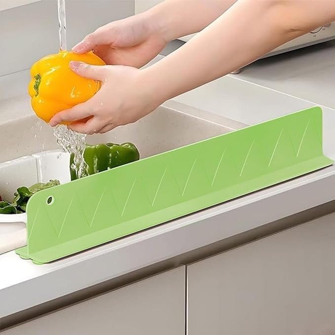 Silicone sink splash guard