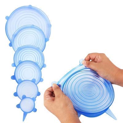 Silicone stretch lids