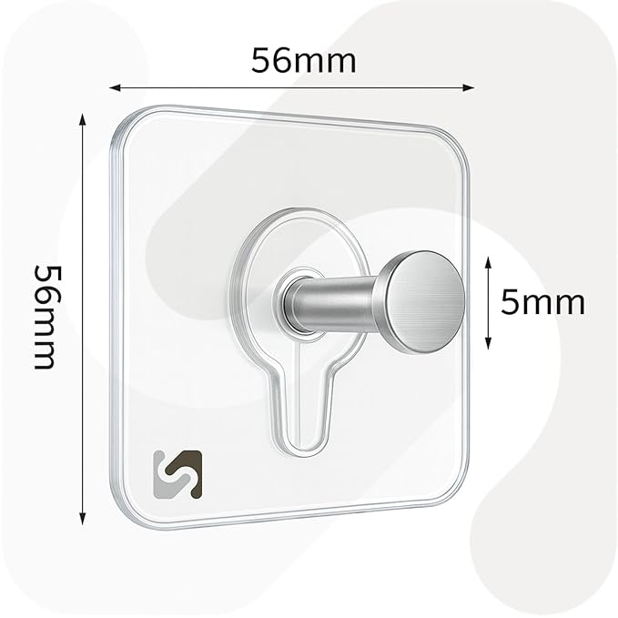 Wall-mounted hooks