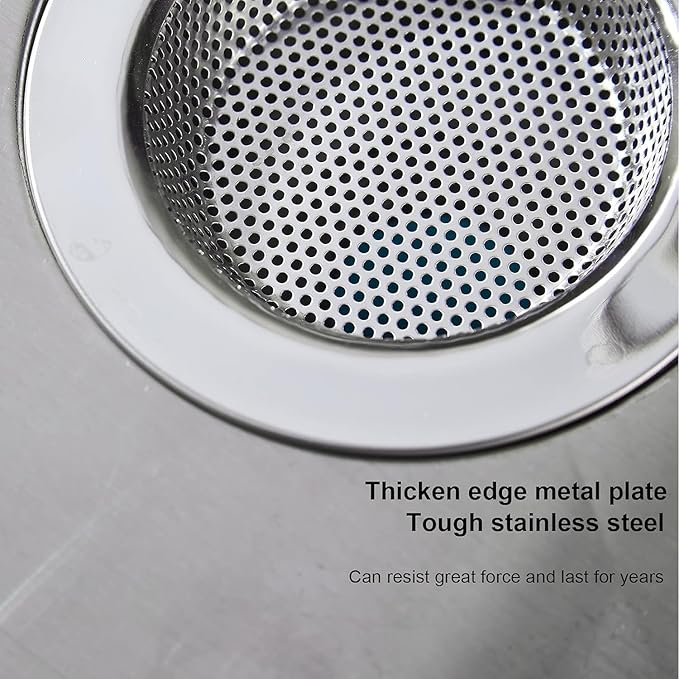 Sink drain strainer