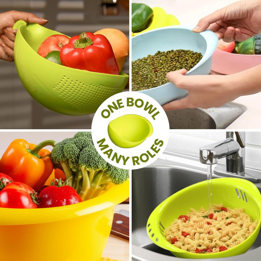 Vegetable washing basket