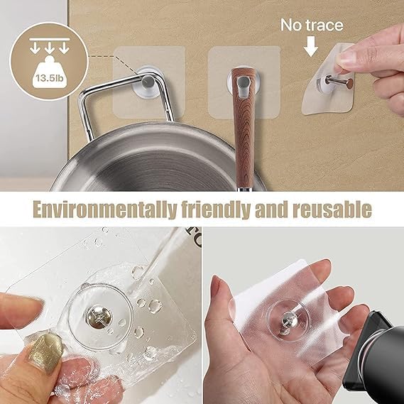 Wall-mounted hooks