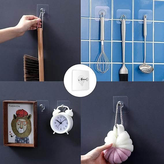 Wall-mounted hooks