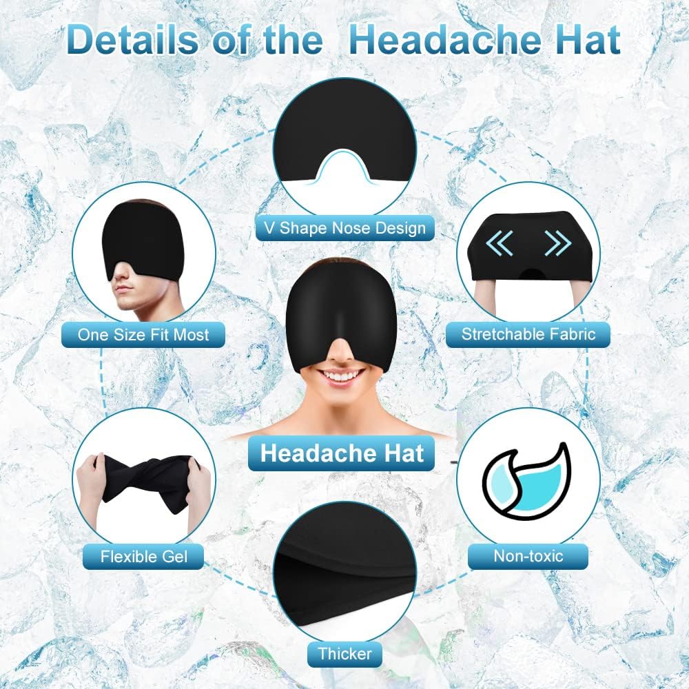 Migraine relief cap