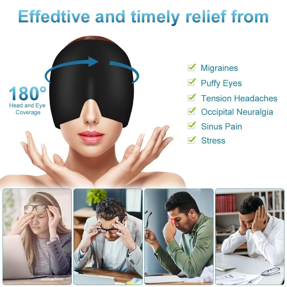 Migraine relief cap