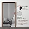 Magnetic mosquito screen door