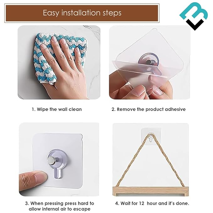 Wall-mounted hooks