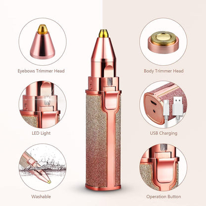 EasyGlow Electric Facial Hair remover