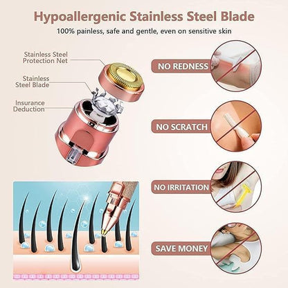 EasyGlow Electric Facial Hair remover