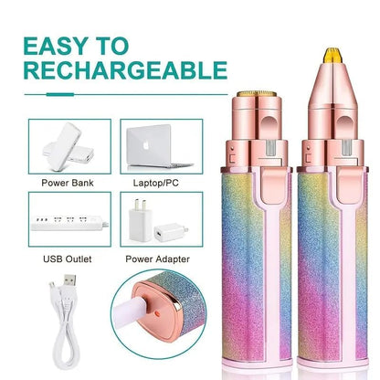 EasyGlow Electric Facial Hair remover